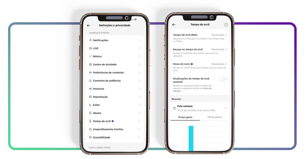 3 novidades no TikTok para diminuir o tempo no celular 5 Novidades no TikTok