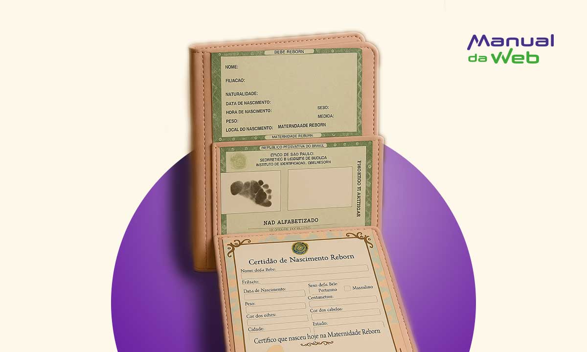 Passo a passo de como personalizar documentos para bebê reborn