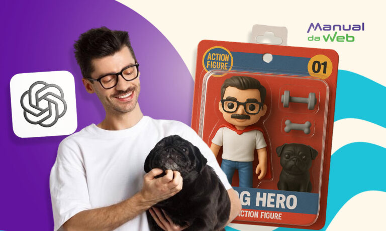 Boneco na caixa do ChatGPT