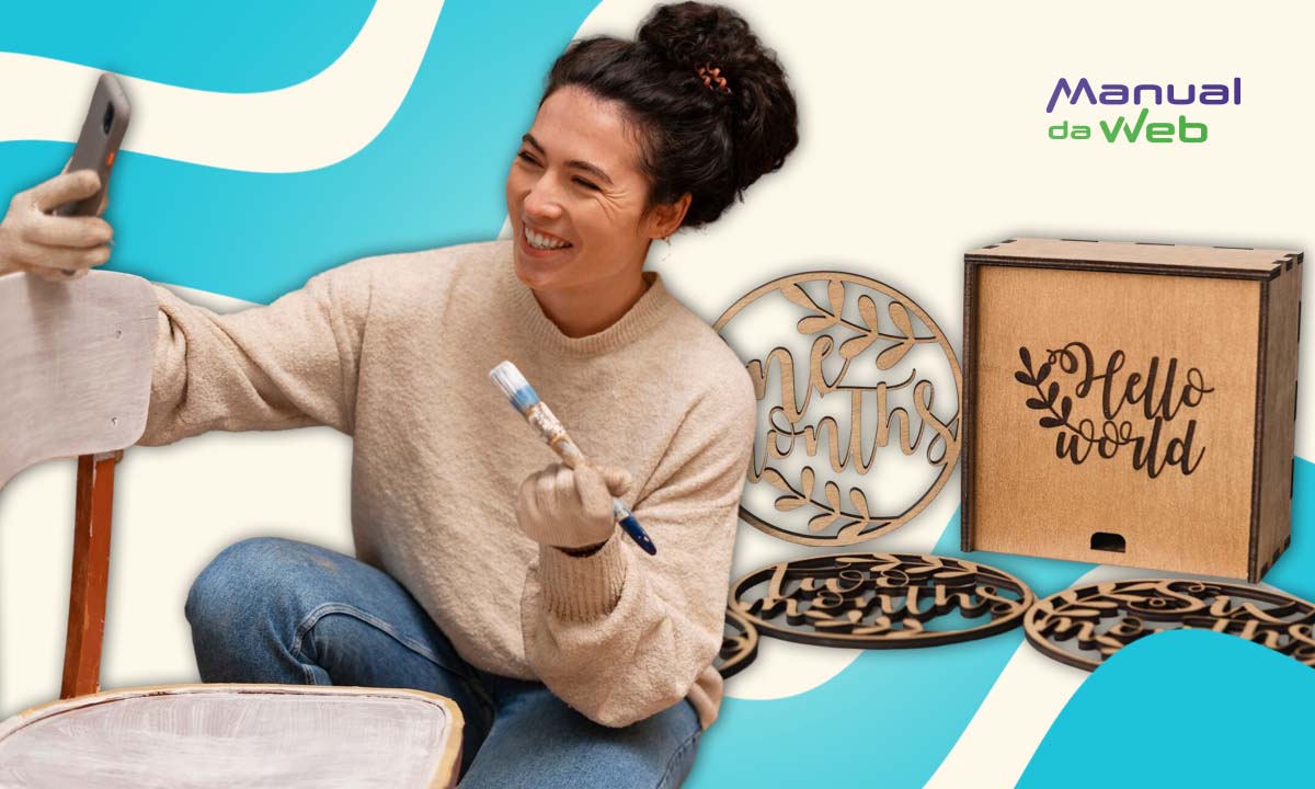 Matricule-se no curso de Artesanato em MDF com aulas online