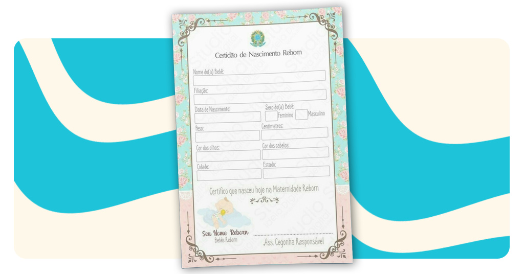 Aplicativo para fazer certidão de nascimento de bebê reborn grátis 1 Certidão de nascimento de bebê reborn