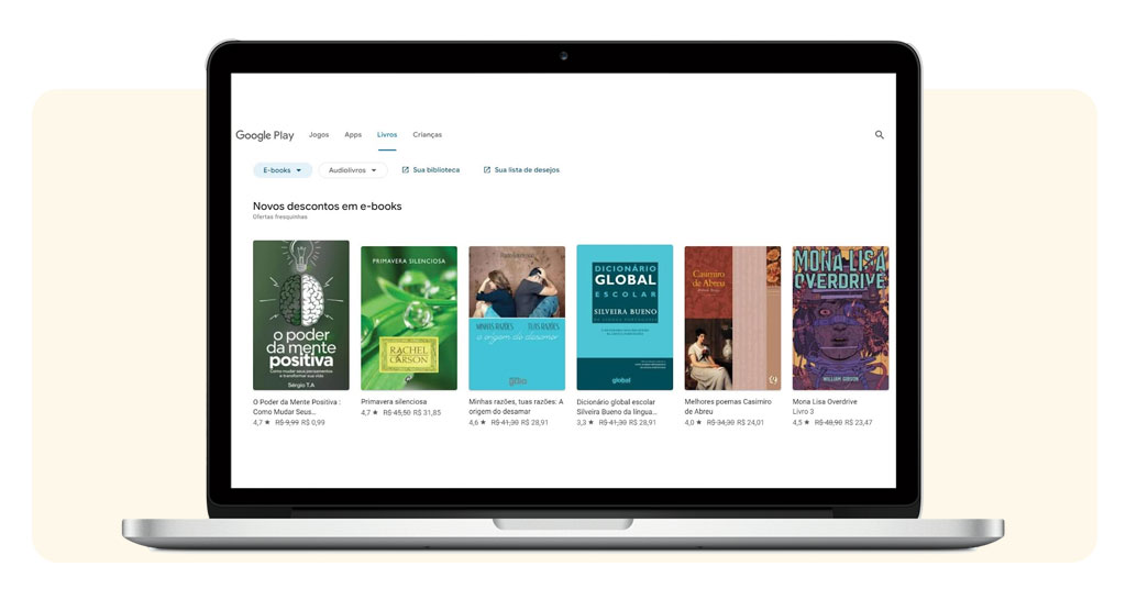 Como ler livros grátis no Google Livros pelo celular ou PC 3 Livros grátis no Google Livros