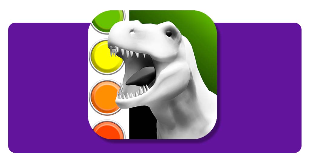 Livrinho digital de dinossauro para colorir: baixe grátis 3 Dinossauro para colorir