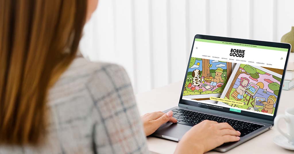 Site oficial para encontrar livros Bobbie Goods para colorir 2 Livros Bobbie Goods para colorir