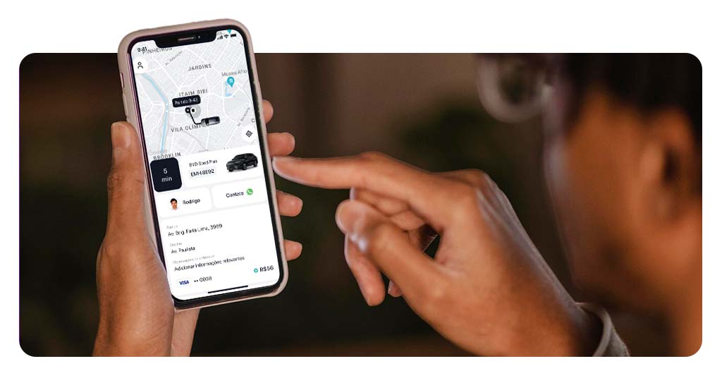 Como chamar um carro blindado por aplicativo pelo app Rhino 3 Carro blindado por aplicativo