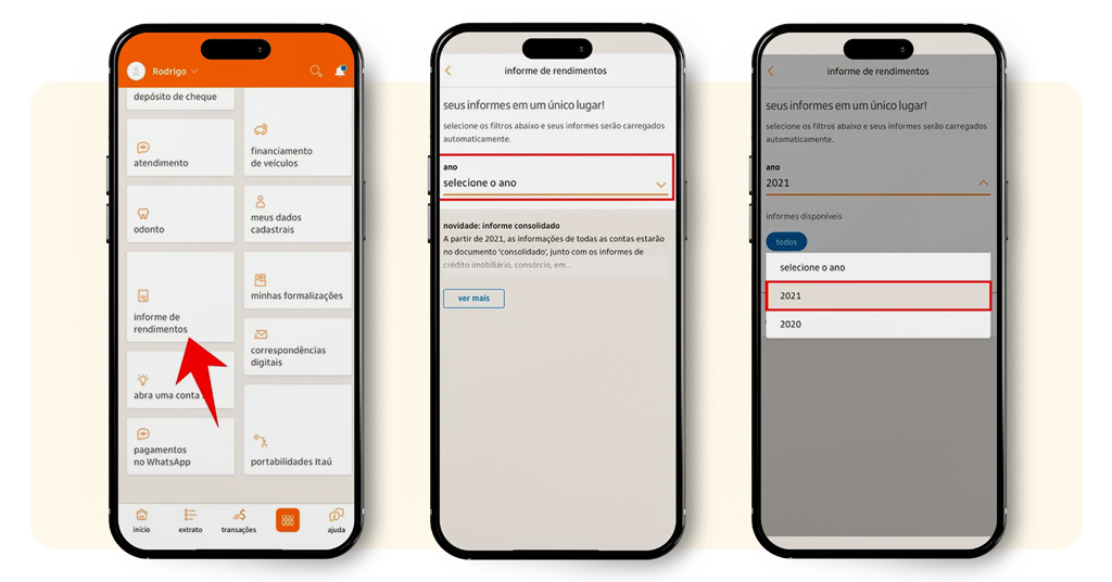 Consulta gratuita do informe de rendimentos do Itaú online 4 Informe de rendimentos do Itaú
