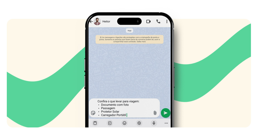 10 truques de formatação de texto do WhatsApp para suas conversas 7 Formatação de texto do WhatsApp