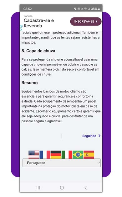 Curso de condução de moto teórico para iniciantes (gratuito) 5 Curso de condução de moto