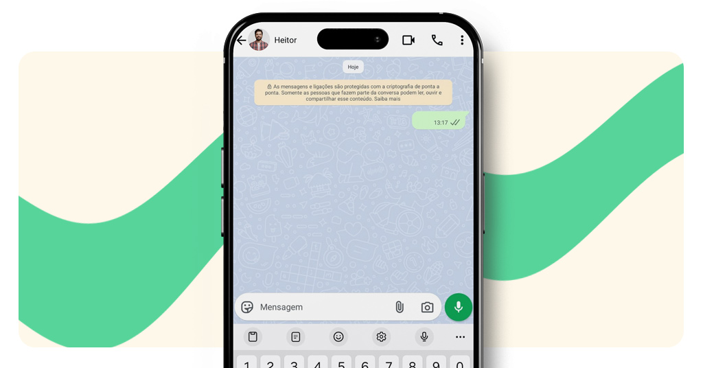 10 truques de formatação de texto do WhatsApp para suas conversas 8 Formatação de texto do WhatsApp