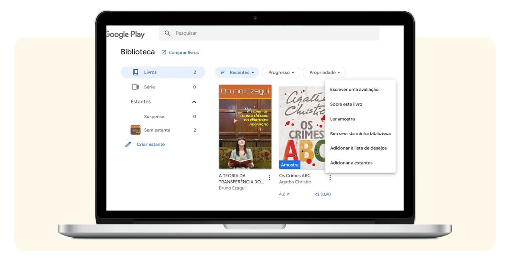 Como ler livros grátis no Google Livros pelo celular ou PC 9 Corpo 8 3