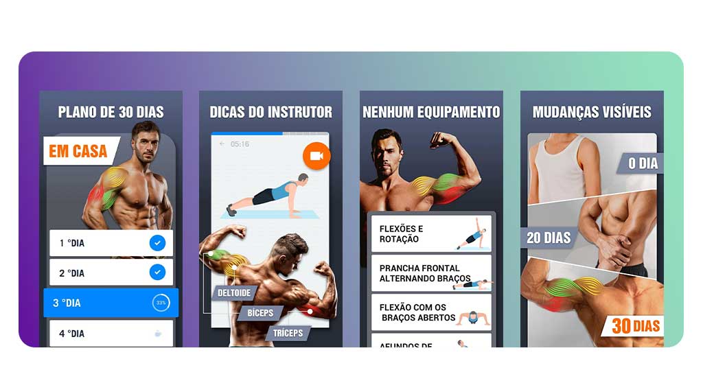 30 dias de exercícios e treinos para braços para fazer em casa 2 Exercícios e treinos para braços