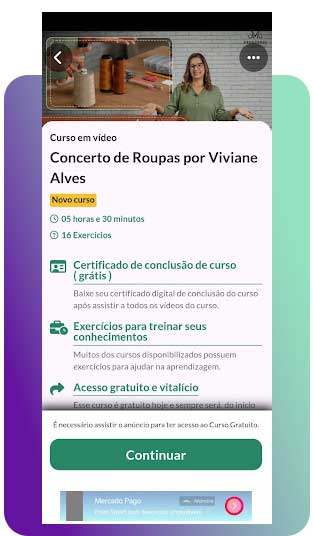 Curso de Conserto de Roupas com aulas em vídeo gratuitas 6 Curso de Conserto de Roupas