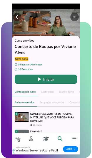 Curso de Conserto de Roupas com aulas em vídeo gratuitas 7 Curso de Conserto de Roupas