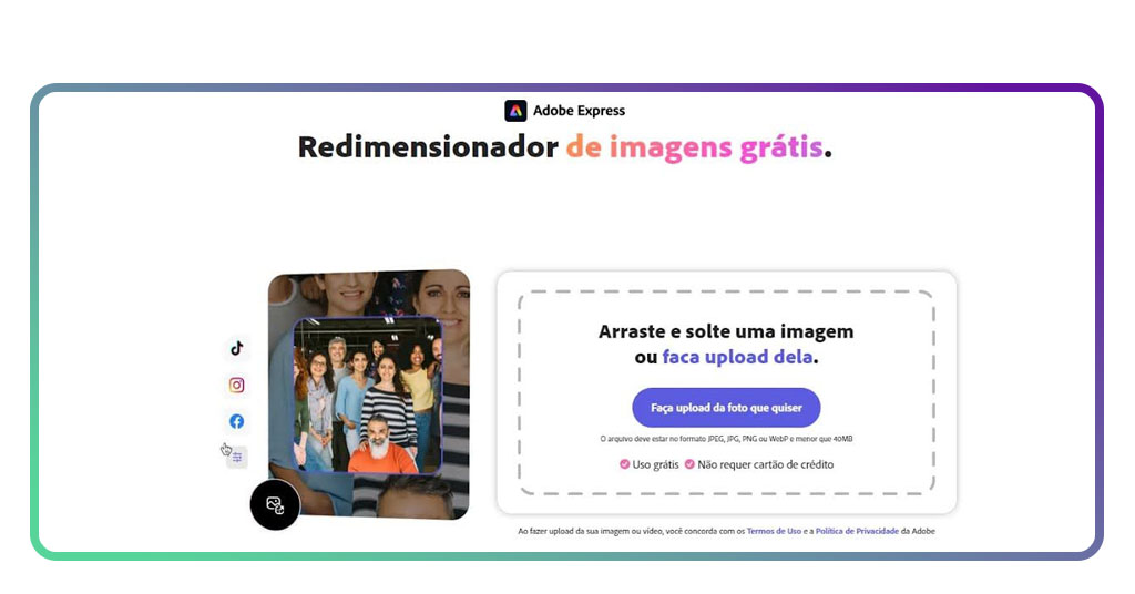 Site para diminuir o tamanho da foto em segundos e de graça 1 Diminuir o tamanho da foto