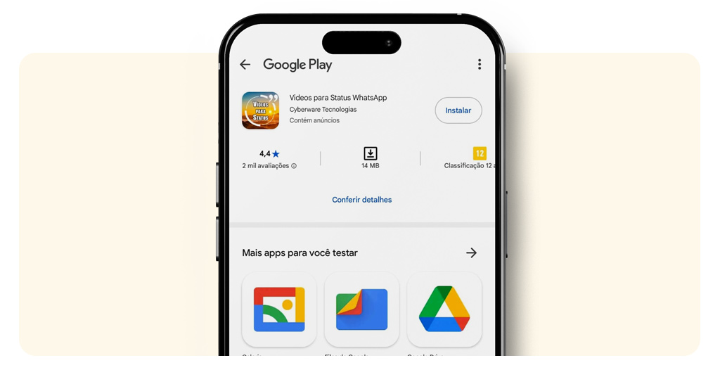Vídeos para status do WhatsApp