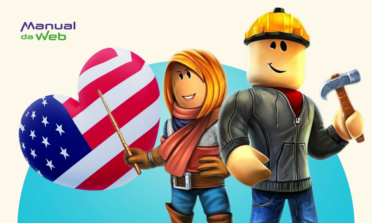 Aprender inglês no Roblox