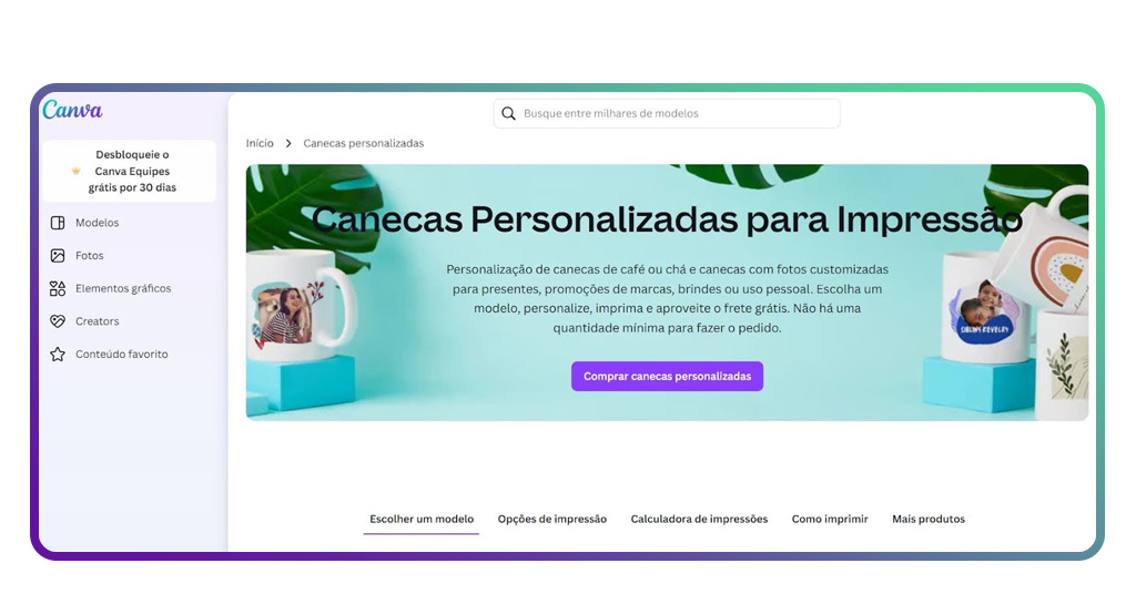 Aplicativo fácil de usar para personalizar canecas para impressão 2 Personalizar canecas