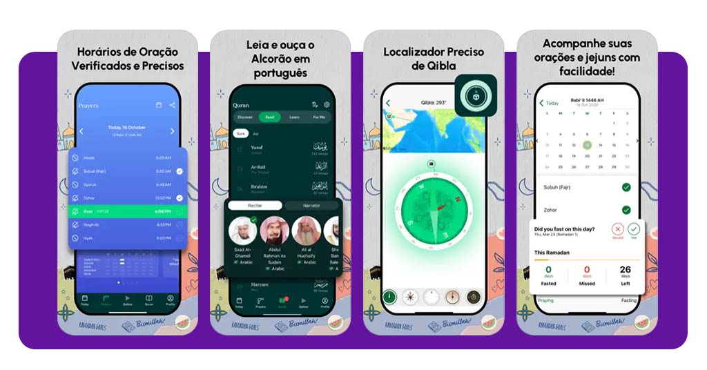 Aplicativo para ler o Alcorão feito especialmente para muçulmanos 2 Aplicativo para ler o Alcorão