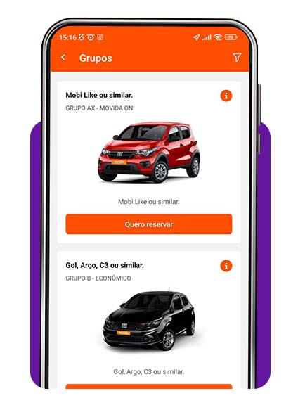 Melhores apps para alugar carros com desconto e sem complicação 4 Alugar carros com desconto