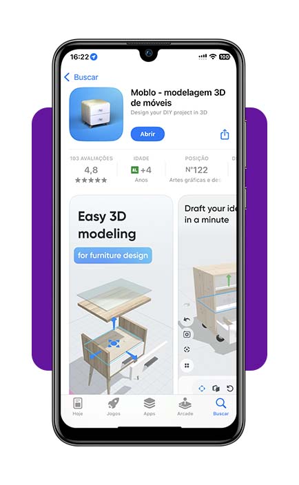 Aplicativo para criar móveis em 3D em poucos passos pelo celular 3 Aplicativo para criar móveis