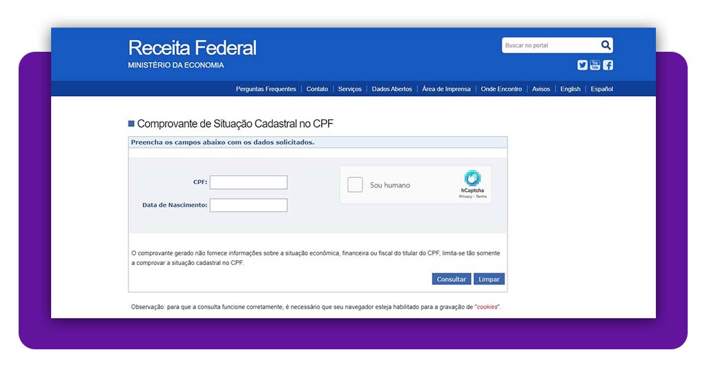 Como descobrir o CPF de uma pessoa