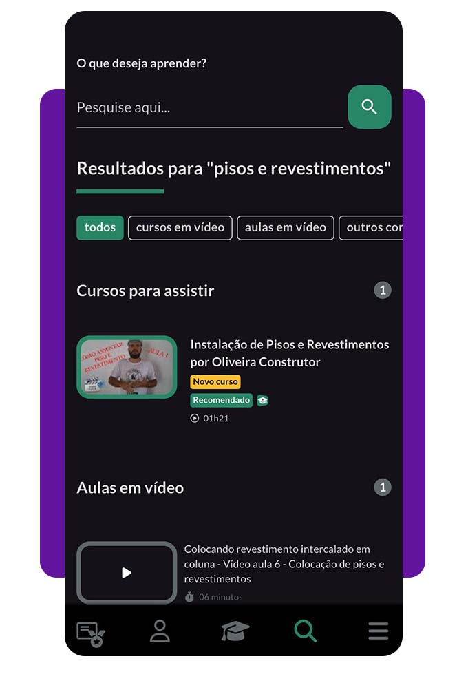 Curso de Instalação de Pisos e Revestimentos: aulas online 4 Curso de Instalação de Pisos e Revestimentos