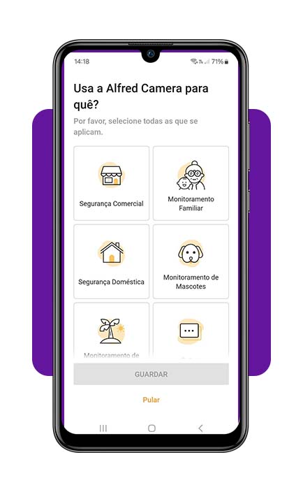 Transformar a webcam em uma câmera de segurança
