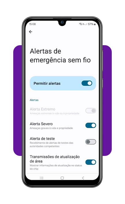 Como desativar alertas de clima da Defesa Civil no seu celular 4 Desativar alertas de clima