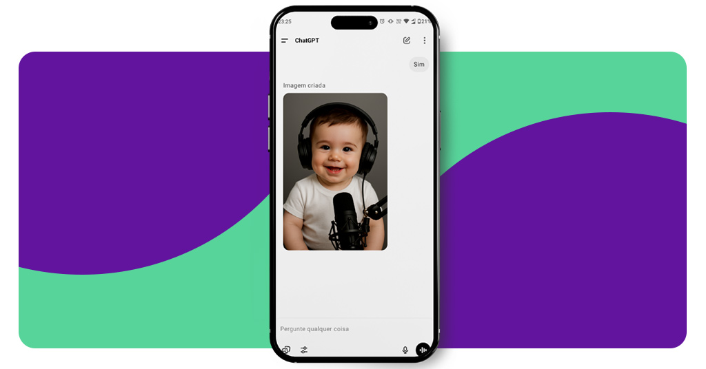 Bebês falando em podcast