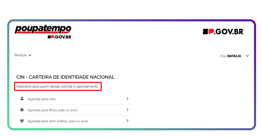 Aprenda como fazer o agendamento da identidade pela internet 6 Agendamento da identidade