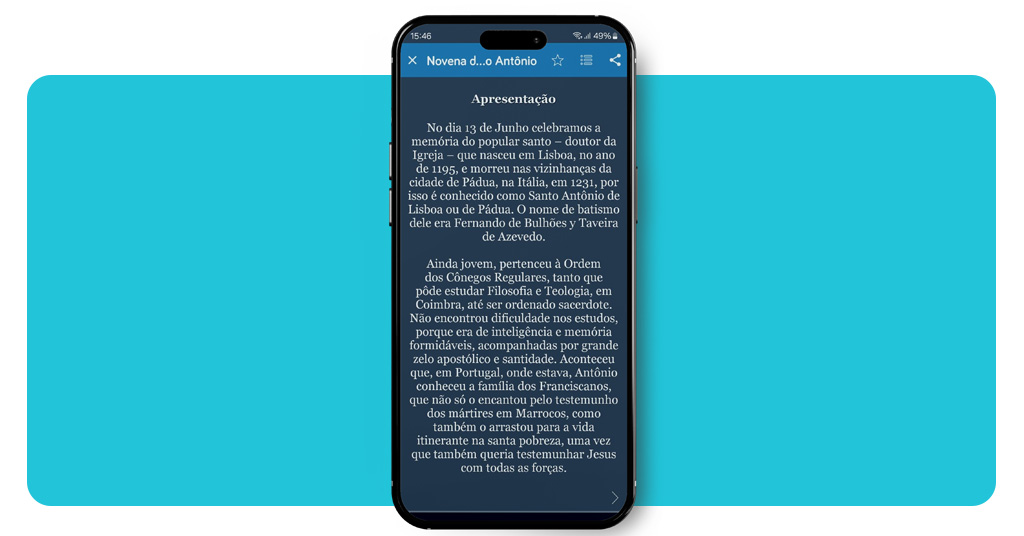 Aplicativo para ler o terço facilmente pelo celular 8 Aplicativo para ler o terço