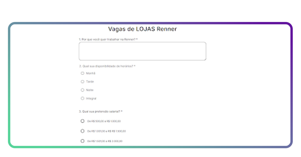 Jovem Aprendiz da Renner: saiba como fazer seu cadastro online 7 Jovem Aprendiz da Renner