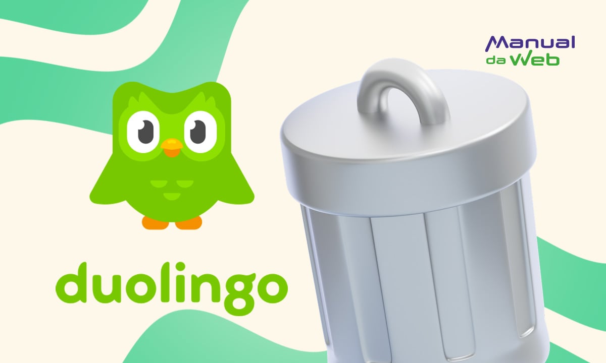 Passos básicos de como excluir a conta do Duolingo