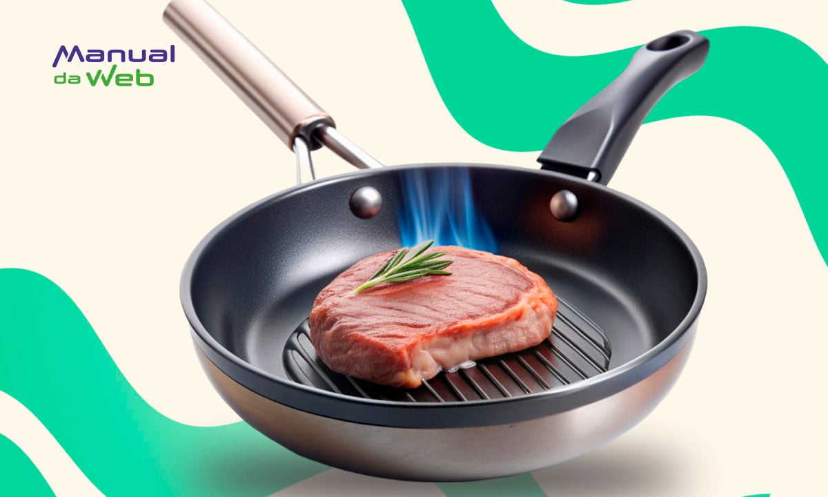 Temporizador que mostra quanto tempo para fazer um bife