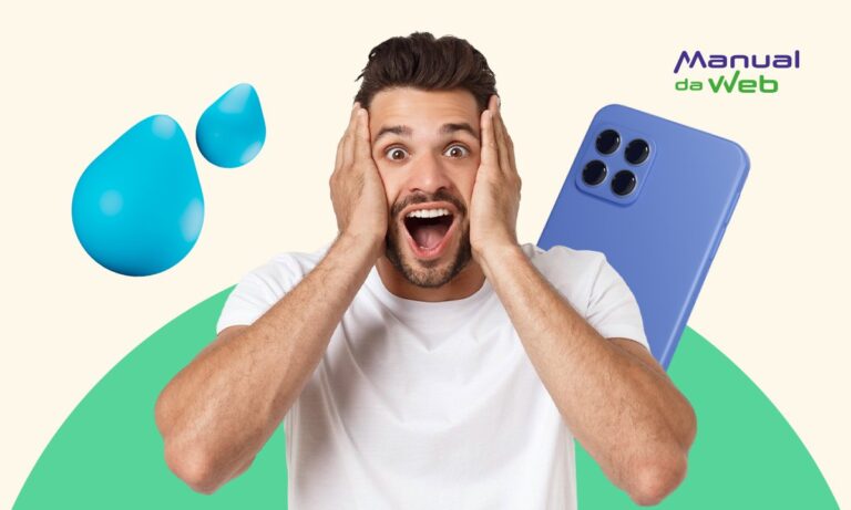 O que fazer se o celular cair na água