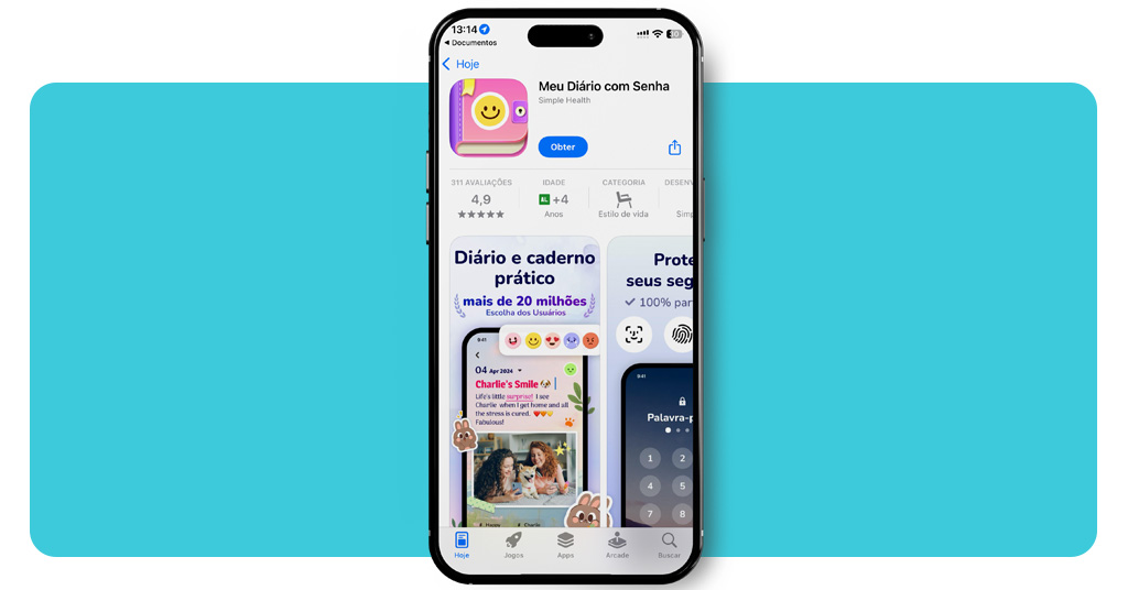 App de diário privado com senha para seus pensamentos mais secretos 2 Diário privado com senha