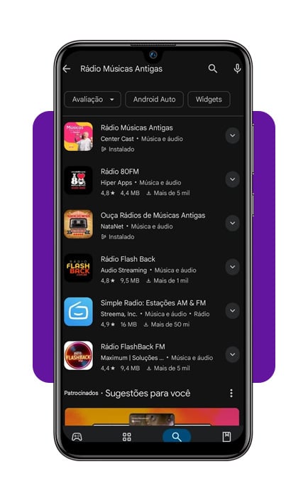 Transforme seu celular em uma rádio de músicas antigas 2 Rádio de músicas antigas