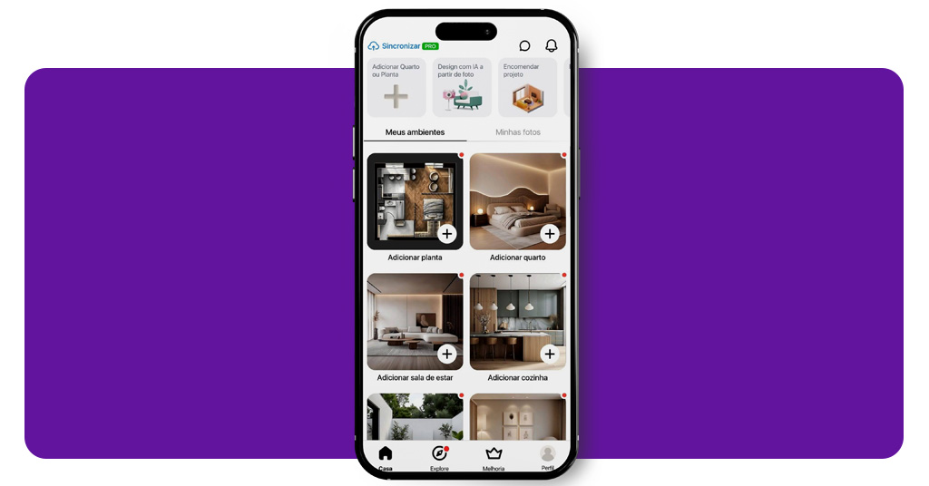 App para criar planta de casa