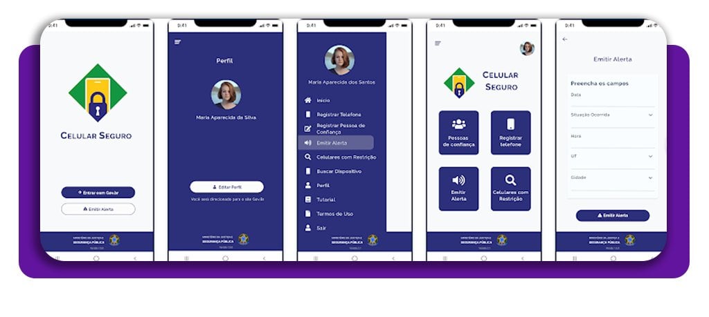 Como usar o app Celular Seguro