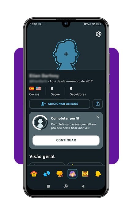 Como excluir a conta do Duolingo