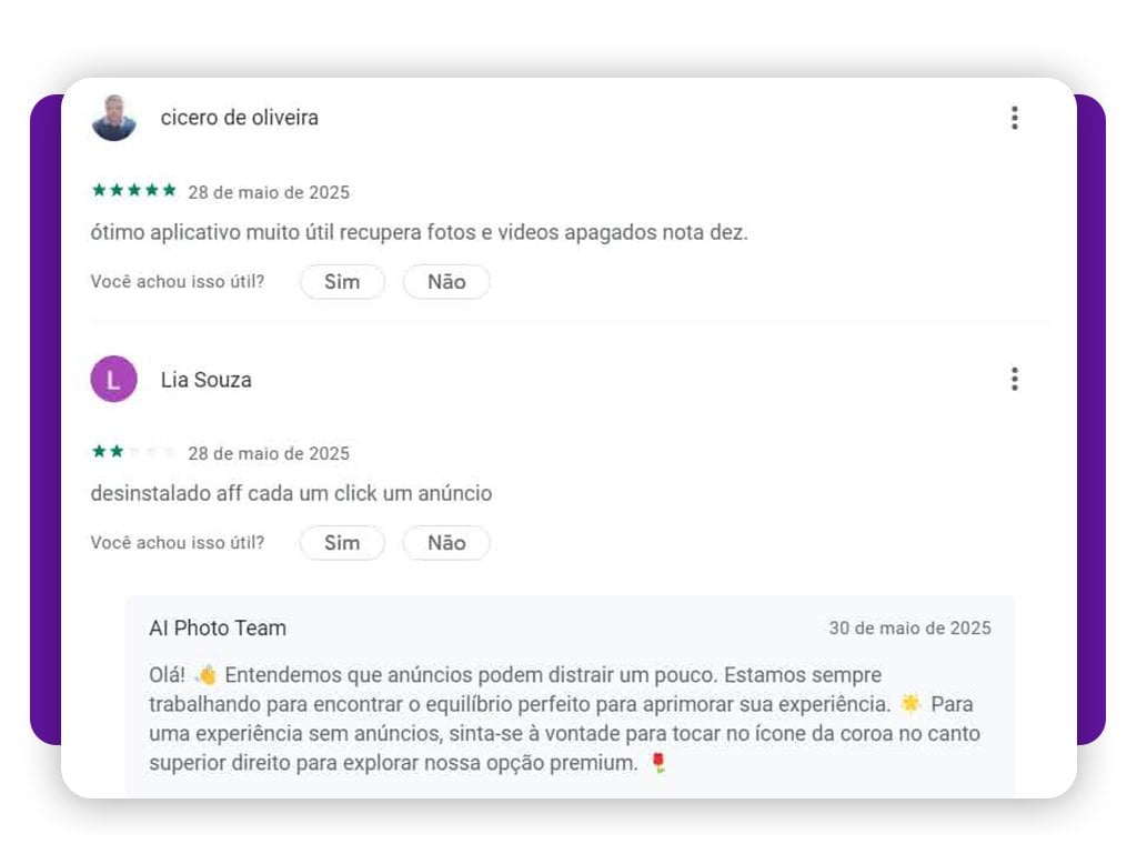 Recuperar documentos excluídos
