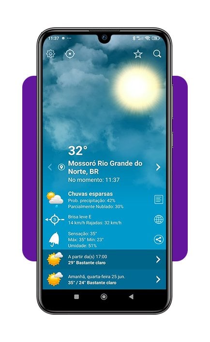 Tempo Brasil: app para saber o clima na sua cidade 2 Saber o clima