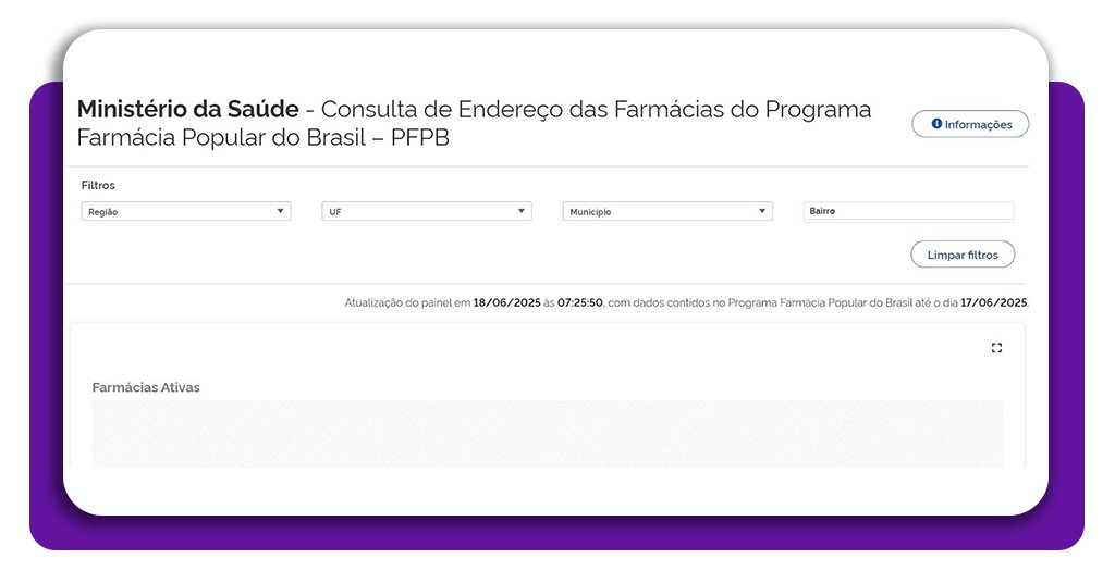 Passo a passo para solicitar medicamentos da Farmácia Popular 2 Solicitar medicamentos da Farmácia Popular