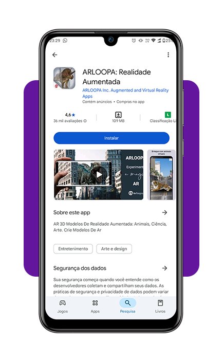 App de realidade aumentada