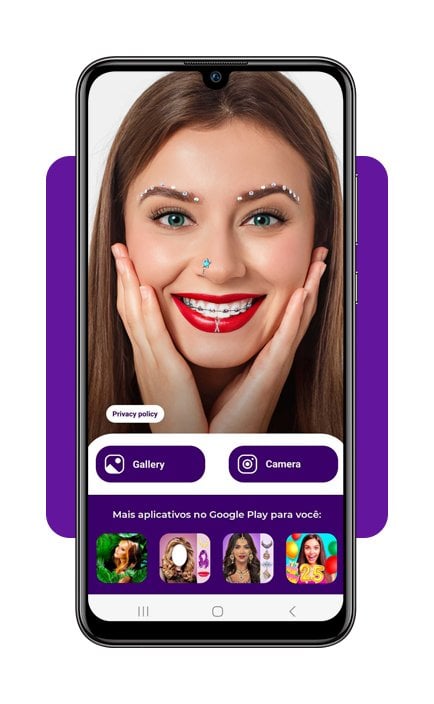 Filtro de aparelho nos dentes: simule fácil e grátis na sua foto 3 Filtro de aparelho nos dentes