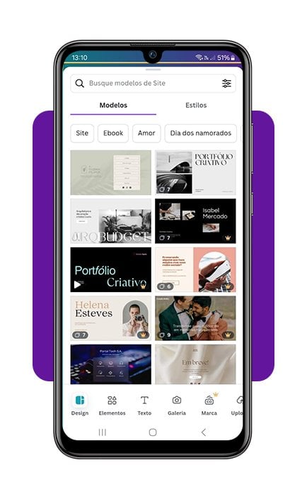 Criar site com o Canva