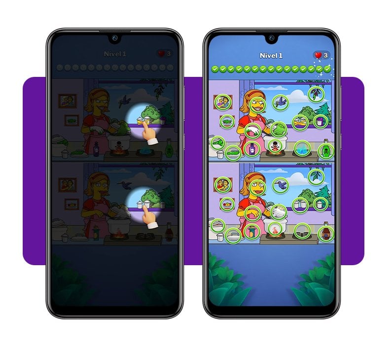 Jogo de encontrar as diferenças