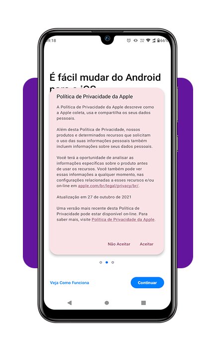 Guia rápido de como transferir dados do Android para o iOS 3 Transferir dados do Android para o iOS