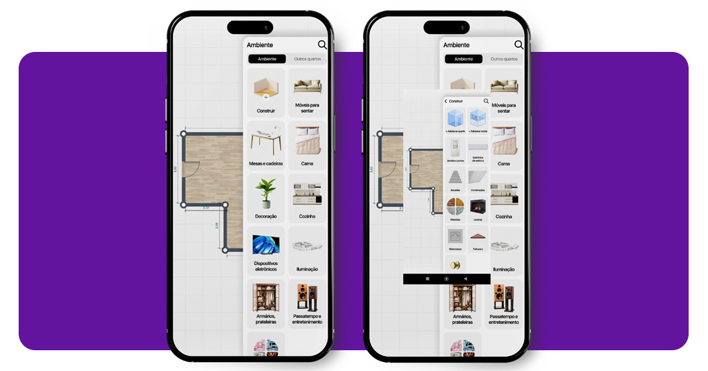 App para criar planta de casa