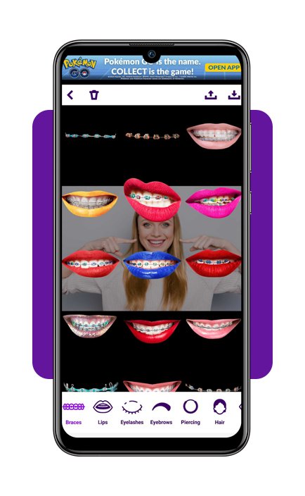 Filtro de aparelho nos dentes: simule fácil e grátis na sua foto 4 Filtro de aparelho nos dentes